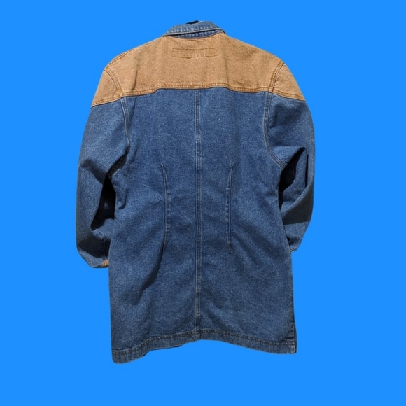 Squeeze 80's 90's Western Style Denim Jacket - Picture 3 of 8